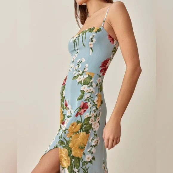 NWOT- Reformation Ingrid Dress in Florist Size 4 - Picture 5 of 14